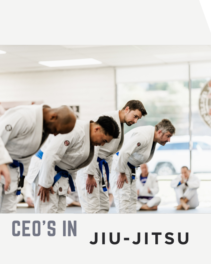 CEOs training BJJ for leadership